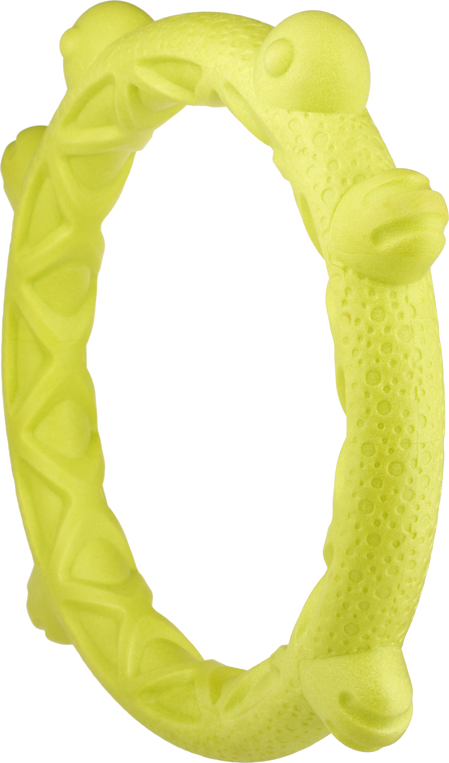 Іграшка AnimAll GrizZzly Кільце-Жабка L зелена 23,5х22,8х3 смфото3