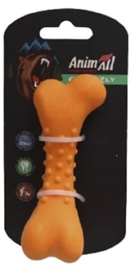 Іграшка AnimAll GrizZzly Кістка помаранчевафото