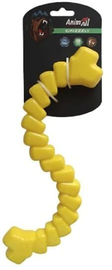 Іграшка AnimAll GrizZzly Мотиваційна шнур жовтафото3