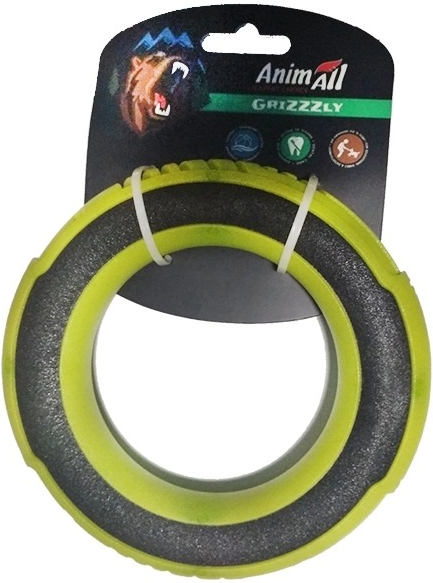 Іграшка AnimAll GrizZzly Супер-кільце S зелено-чорнефото2