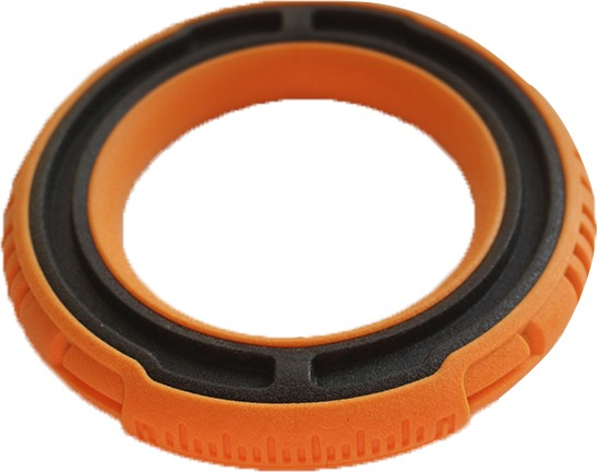 Іграшка AnimAll GrizZzly Супер-кільце S помаранчево-чорнефото2