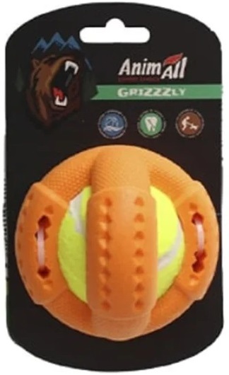 Іграшка AnimAll GrizZzly Тенісний М’яч L помаранчевийфото