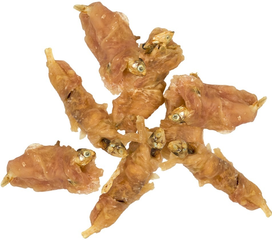 Лакомства для кошек Flamingo вяленая рыбка с курицей 50 г фото 2