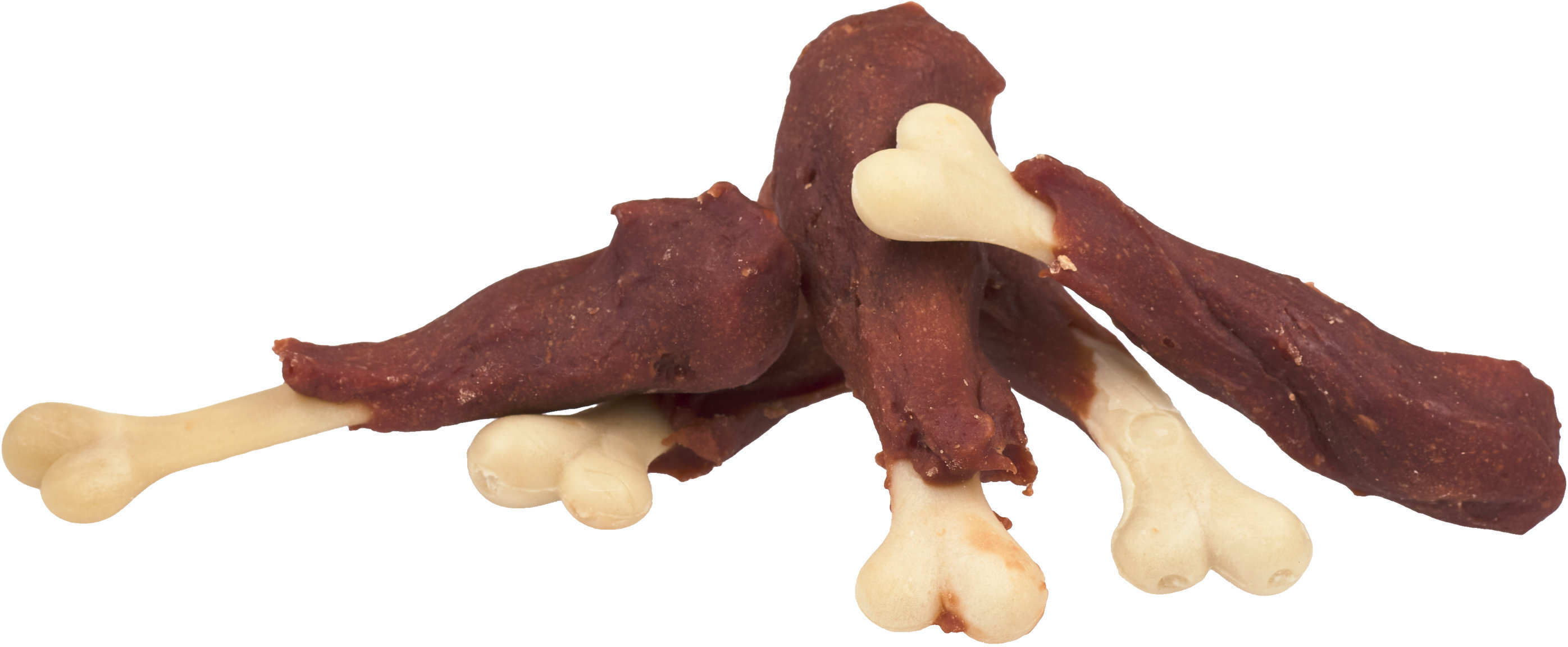 Ласощі для собак Flamingo кальциновані кісточки з качкою 75 гфото4