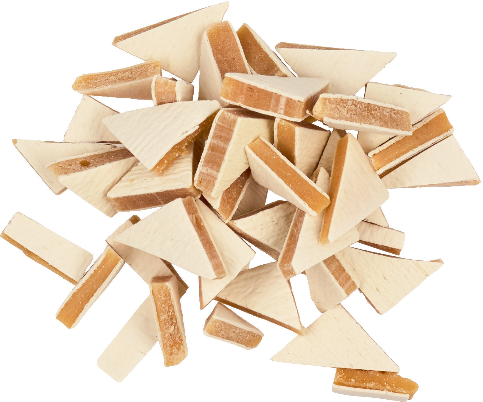 Лакомства для собак Flamingo маленькие треугольники с курицей и треской 75 г фото 4