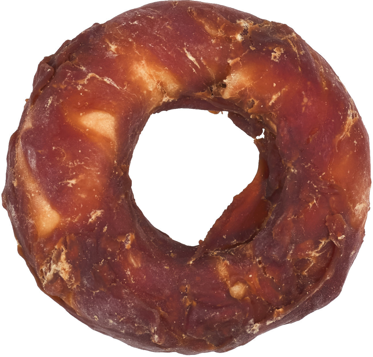 Лакомства жевательное кольцо для собак Flamingo с мясом утки 10 см 100 г фото 4