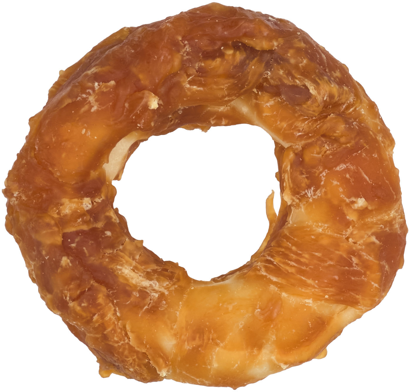 Лакомства жевательное кольцо для собак Flamingo с мясом курицы 10 см 100 г фото 4