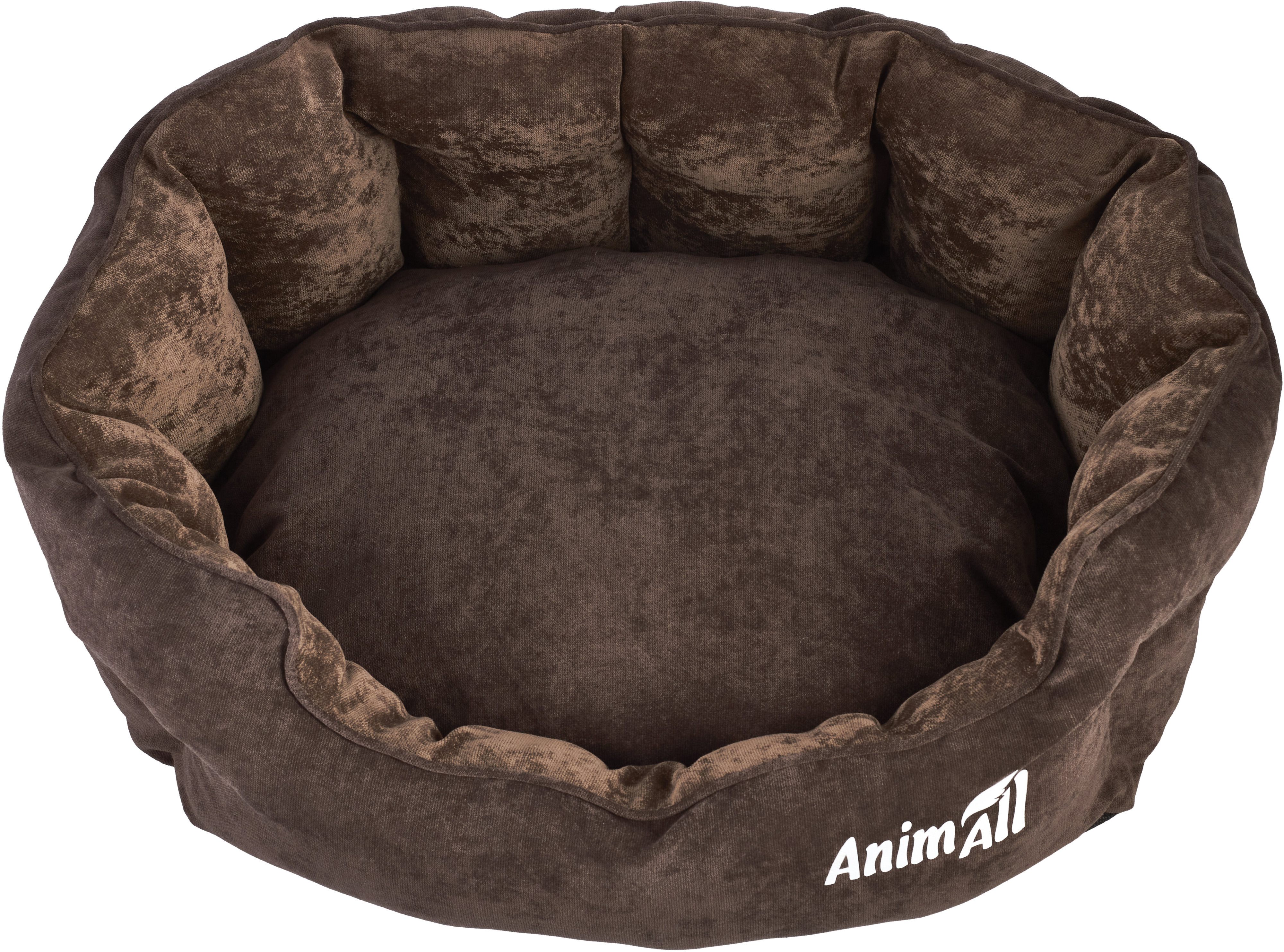 Лежак AnimAll Royal Velours M Chocolate 53х47х21 смфото4