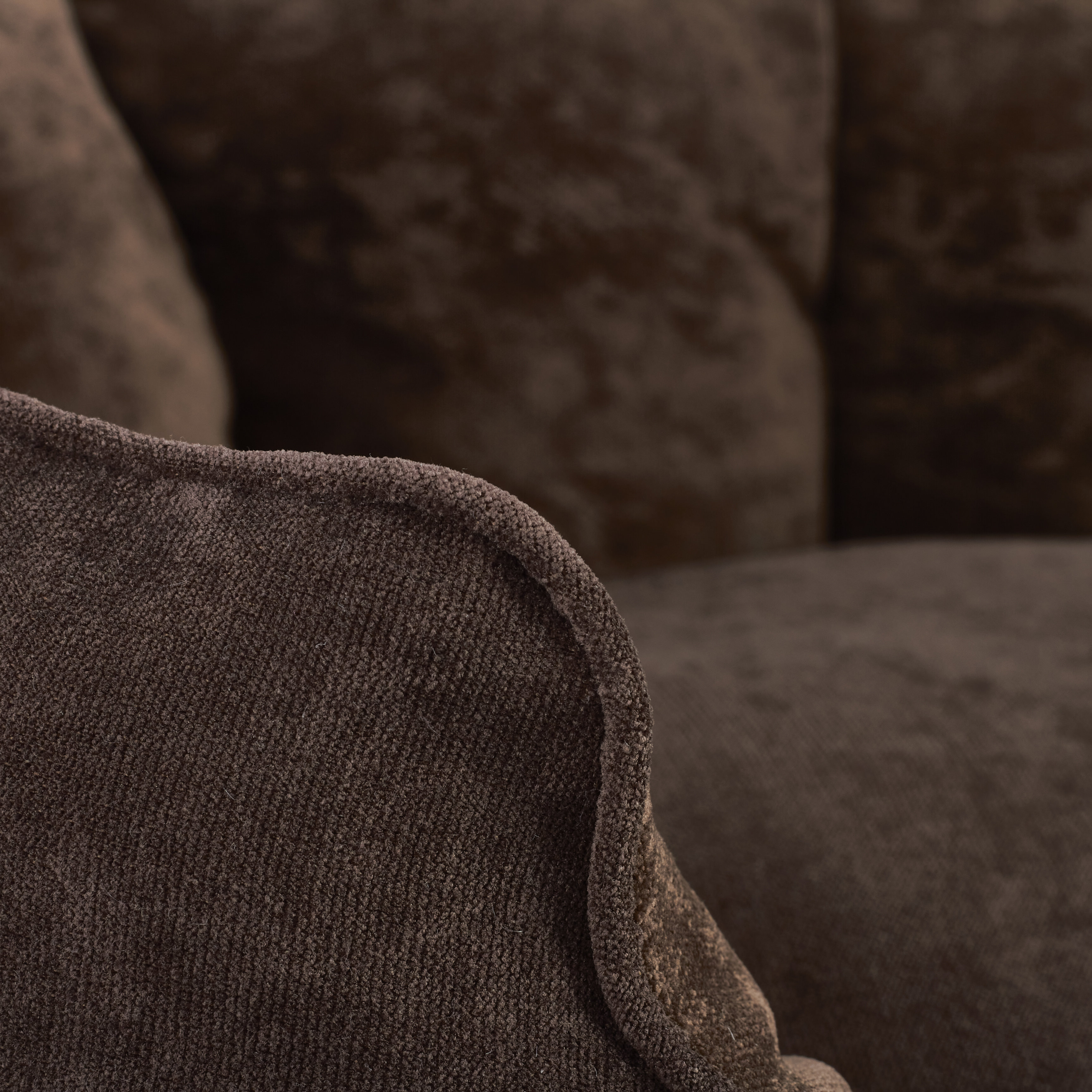 Лежак AnimAll Royal Velours M Chocolate 53х47х21 смфото5