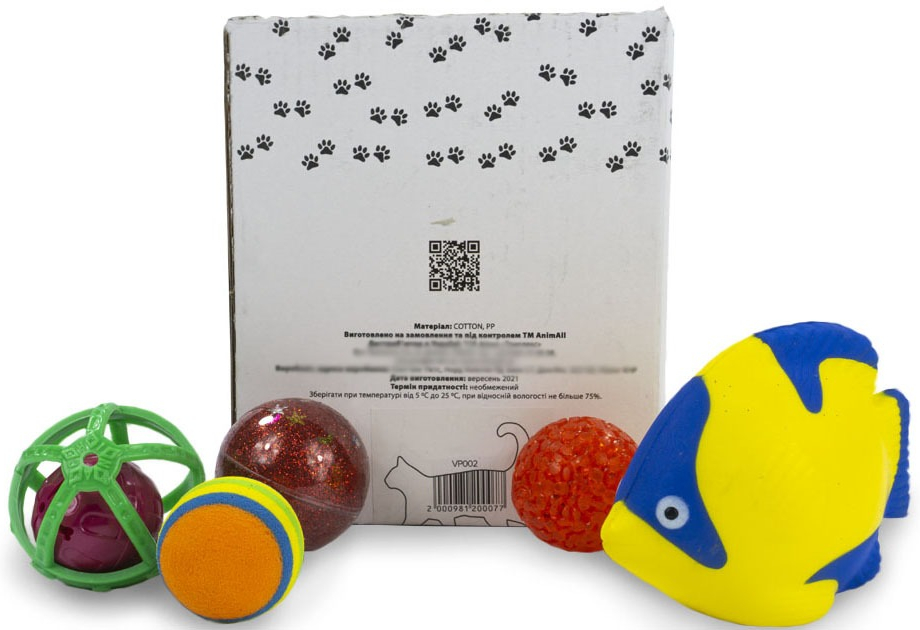 Набор игрушек для кошек AnimAll Fun VP002 15 шт фото 2