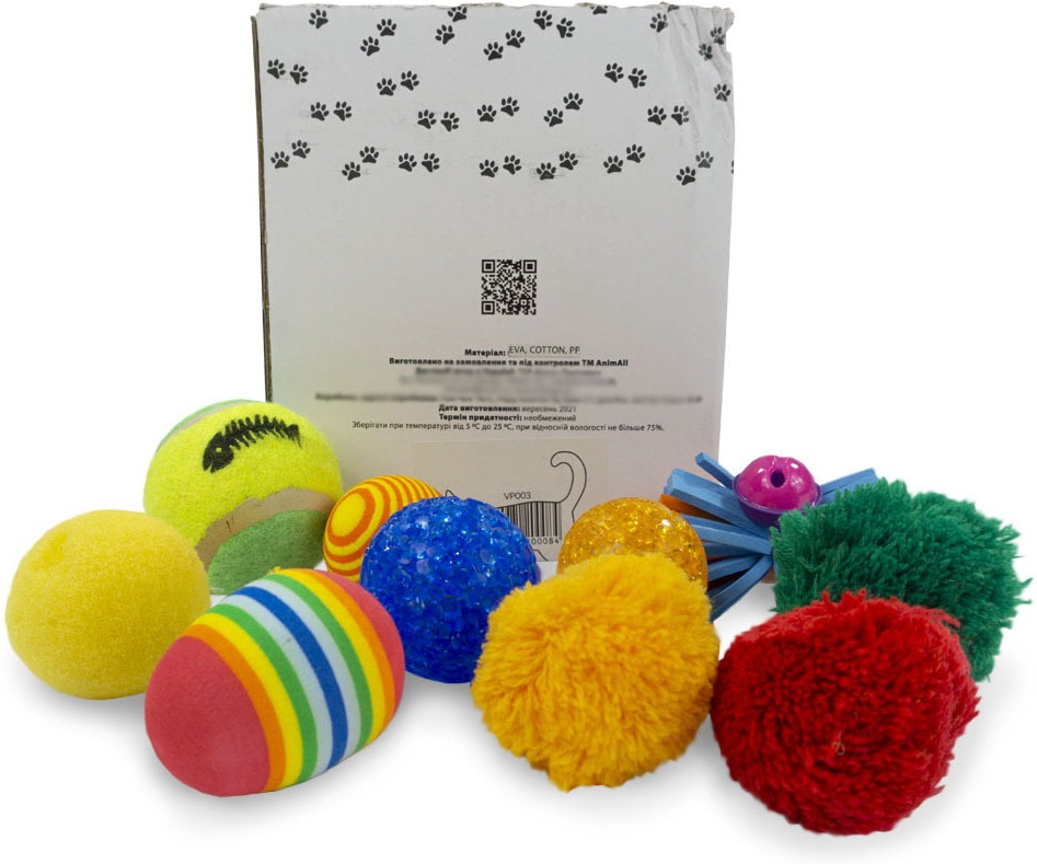 Набір іграшок для котів AnimAll Fun VP003 24 штфото2