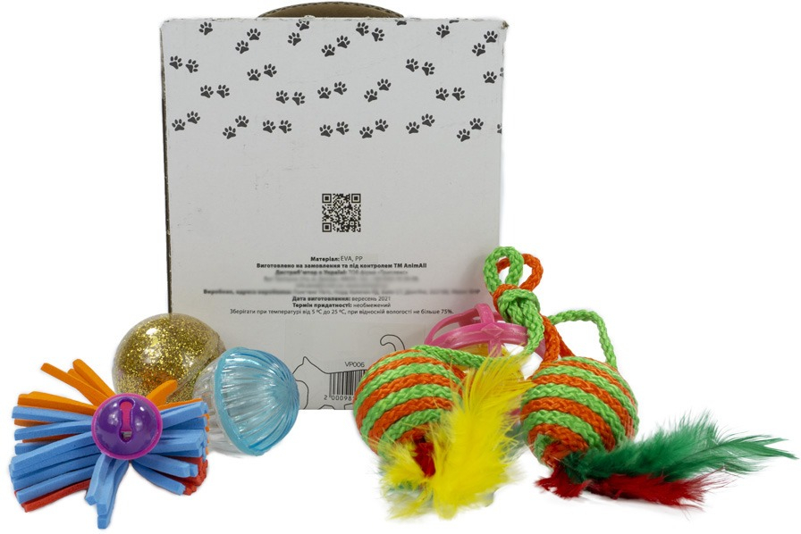 Набор игрушек для кошек AnimAll Fun VP006 15 шт фото 2