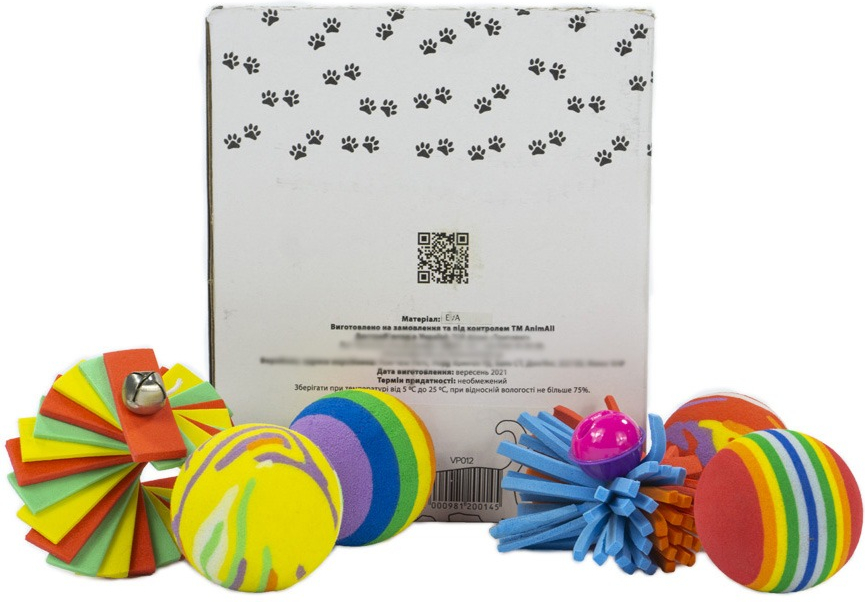 Набір іграшок для котів AnimAll Fun VP012 18 штфото2