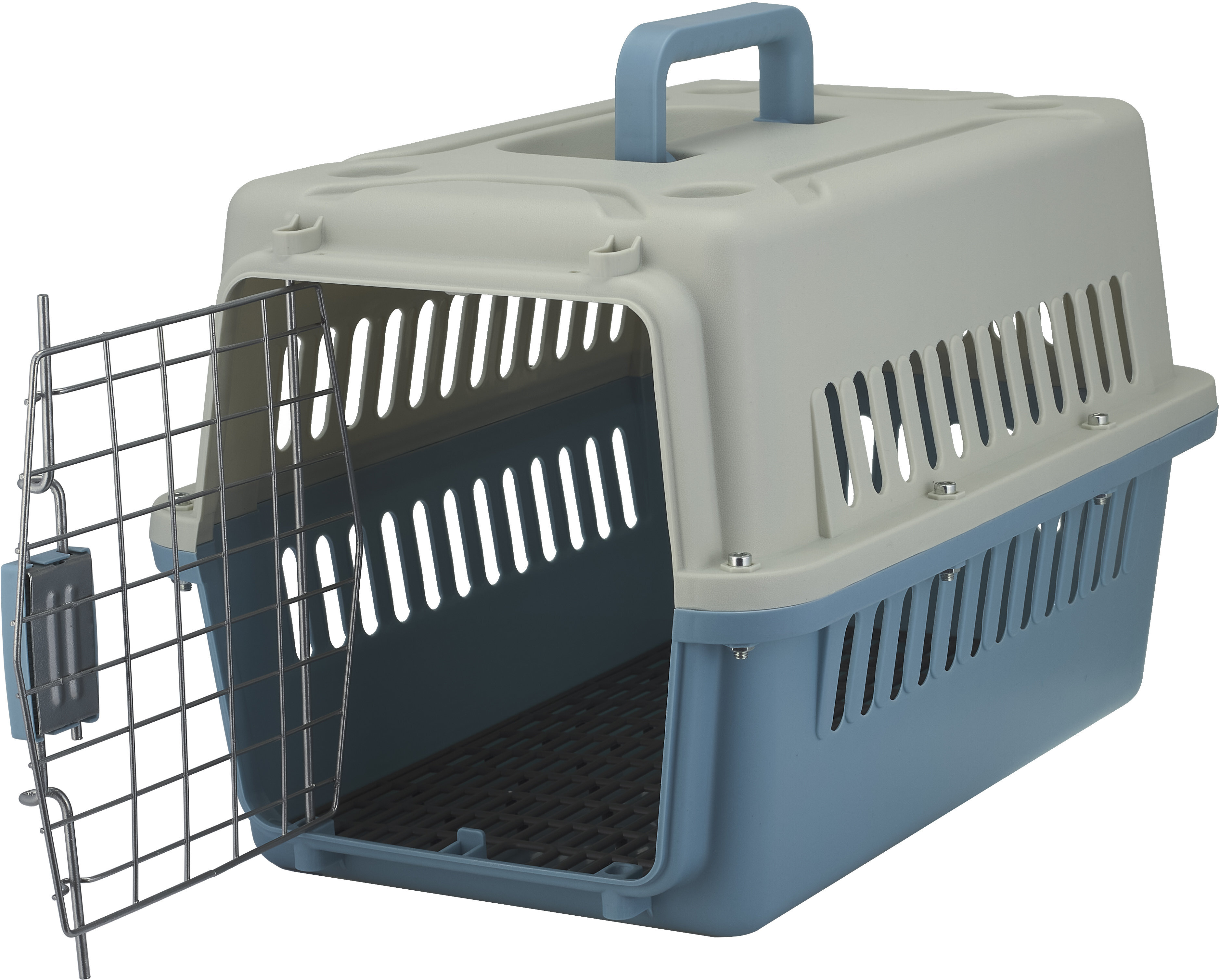 Переноска для котів та собак AnimAll блакитна PS-01 48x32x30 смфото4