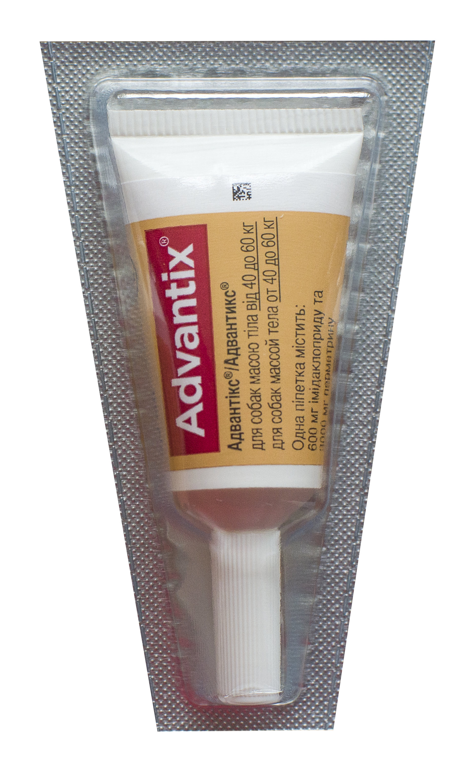 Протипаразитарні краплі для собак 40-60 кг Bayer Advantix XXL 6 мл 4 Крапліфото