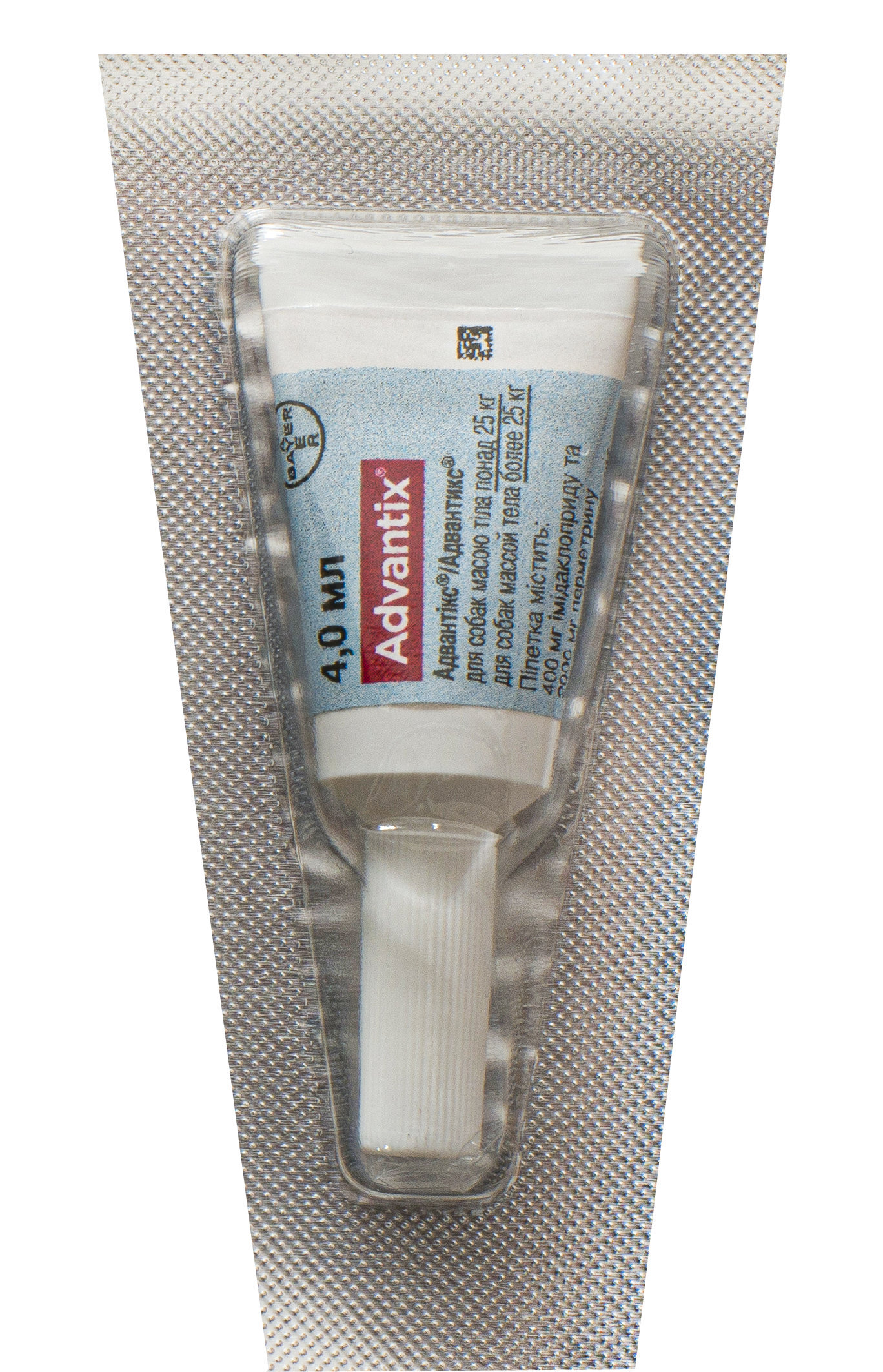 Протипаразитарні краплі для собак більше 25 кг Bayer Advantix 4 мл 4 Крапліфото