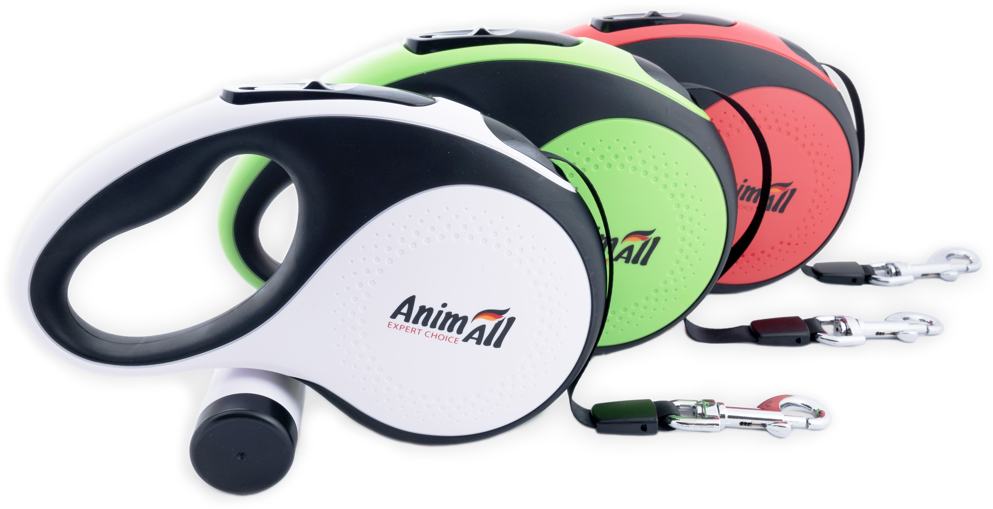 Рулетка-повідець AnimAll з диспенсером L до 50 кг/5 метрів зелена MS7016-Bфото7