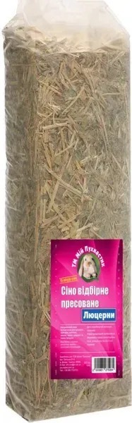 Сено люцерна прессованное Мій Пухнастик 1 кг фото 2