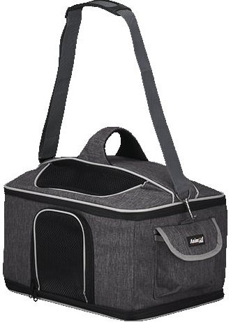 Сумка-переноска AnimAll М’яка CH-9006-1 40х28х28 см сірафото2