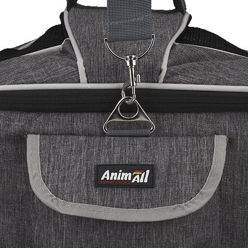 Сумка-переноска AnimAll М’яка CH-9006-1 40х28х28 см сірафото10