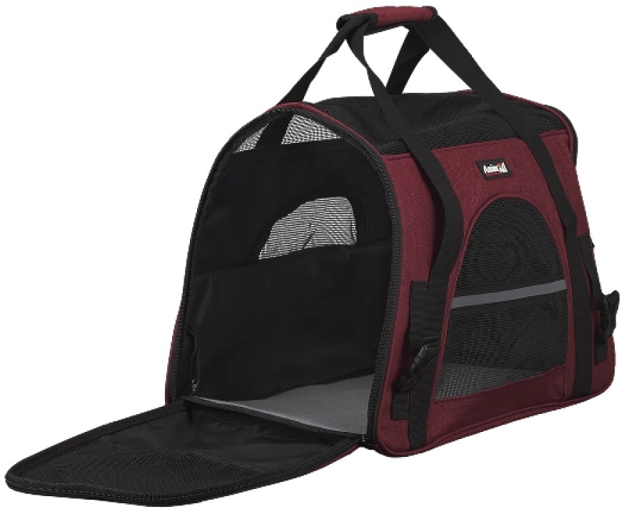 Сумка-переноска AnimAll М’яка HJ-8003 48х25х33 см бордофото5