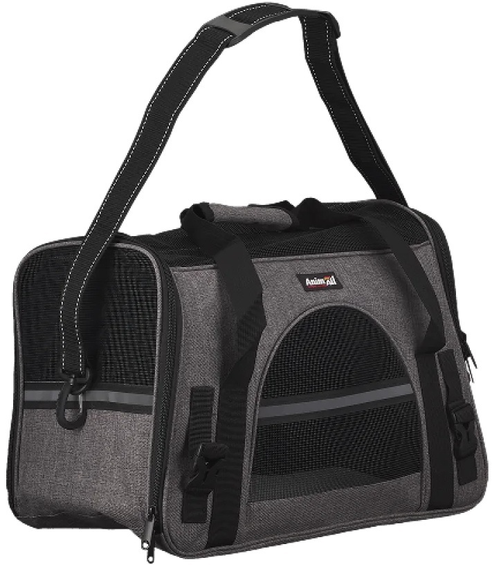 Сумка-переноска AnimAll М’яка HJ-8003 48х25х33 см сірафото4