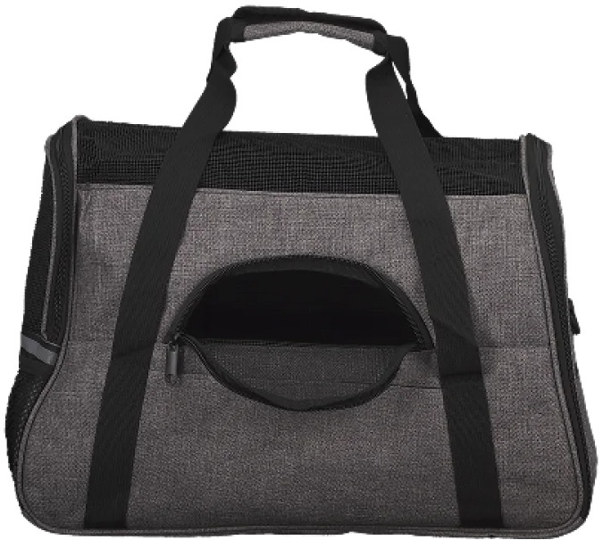 Сумка-переноска AnimAll М’яка HJ-8003 48х25х33 см сірафото3