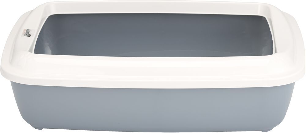Туалет для котів AnimAll білий з лопаткою CNR-106 50x37x13.5 смфото