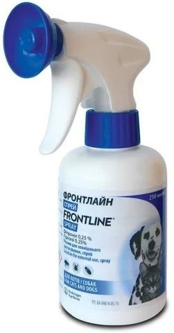 Фронтлайн спрей от блох и клещей 250 мл фото 2