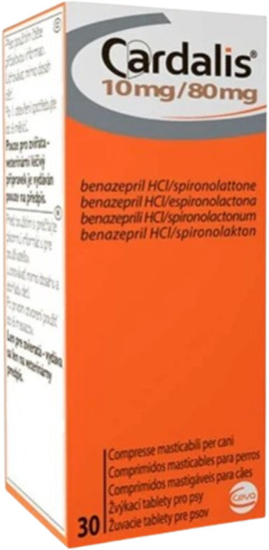 Таблетки Ceva Cardalis 10 мг/80 мг 604 мг 30 табфото2