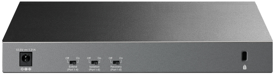 Коммутатор TP-LINK LS1210GP 9xGE (8xPoE), 61 Вт, 1xSFP (LS1210GP) фото 3