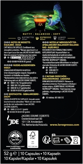 Кофе L`OR капсулы Espresso Brazil Origins Collection, 100% арабика, 10шт, Nespresso фото 4