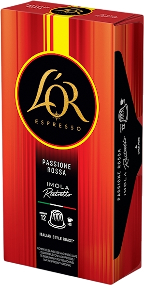 Кофе L`OR капсулы Rossa Imola Ristretto, 100% арабика, 10шт, Nespresso фото