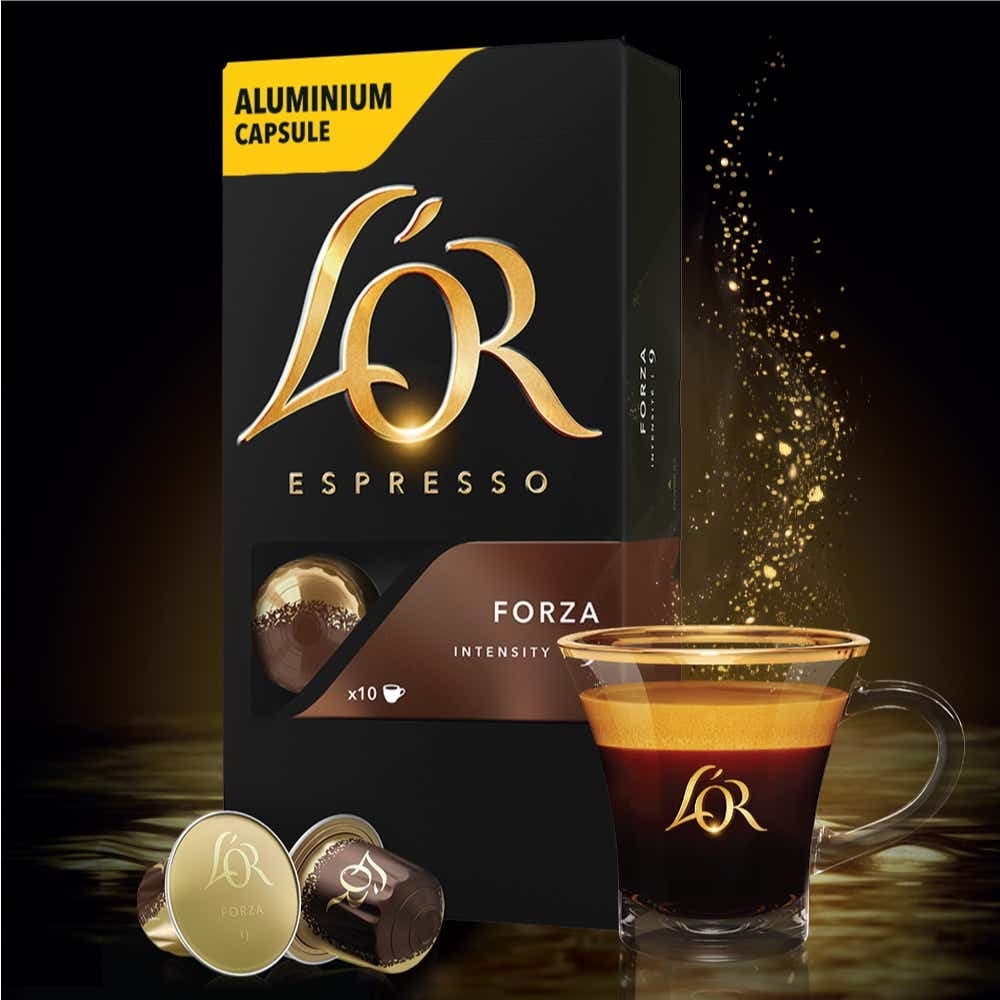 Кофе L`OR капсулы Espresso Forza, 100% арабика, 10шт, Nespresso фото 7
