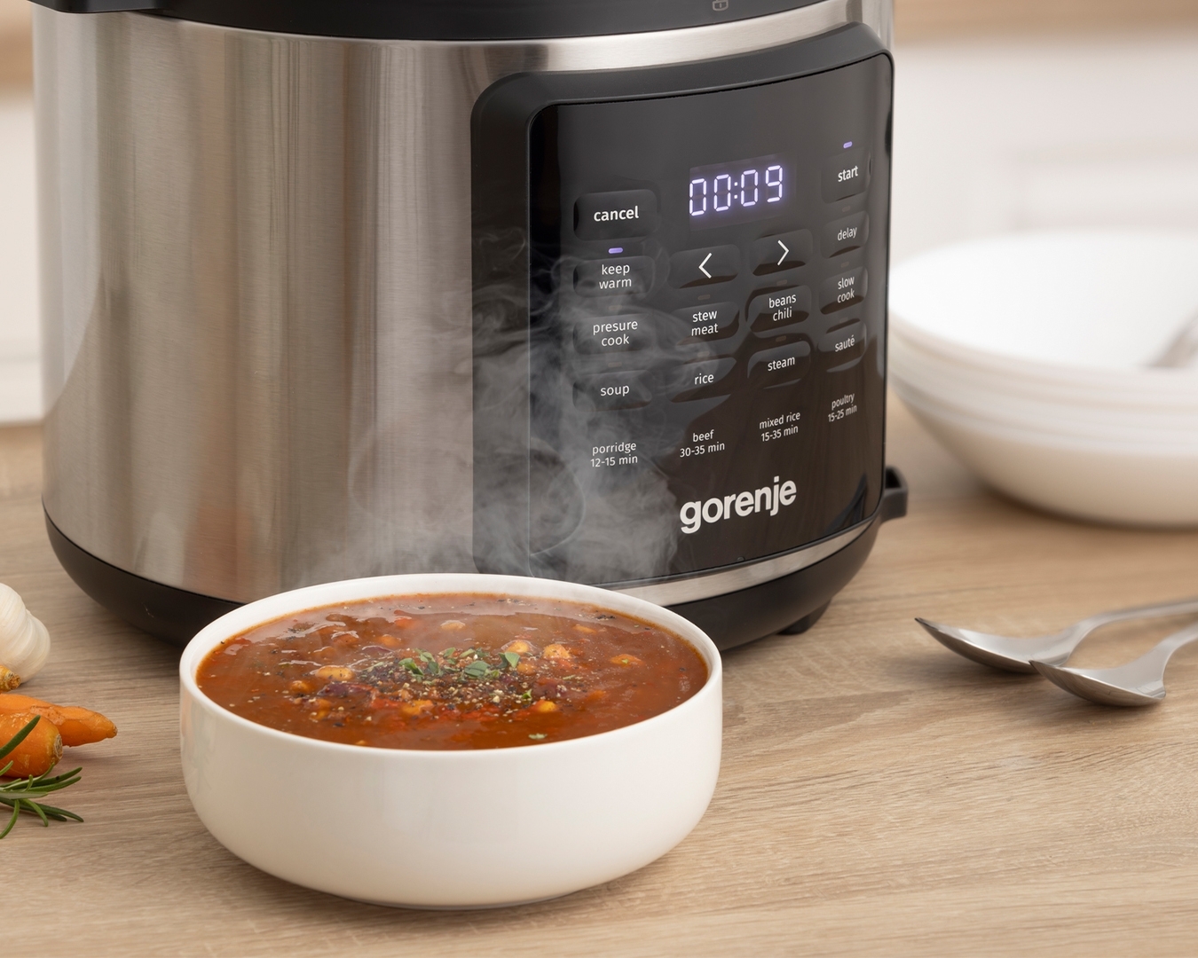 Мультиварка-скороварка Gorenje GMC6SBKфото