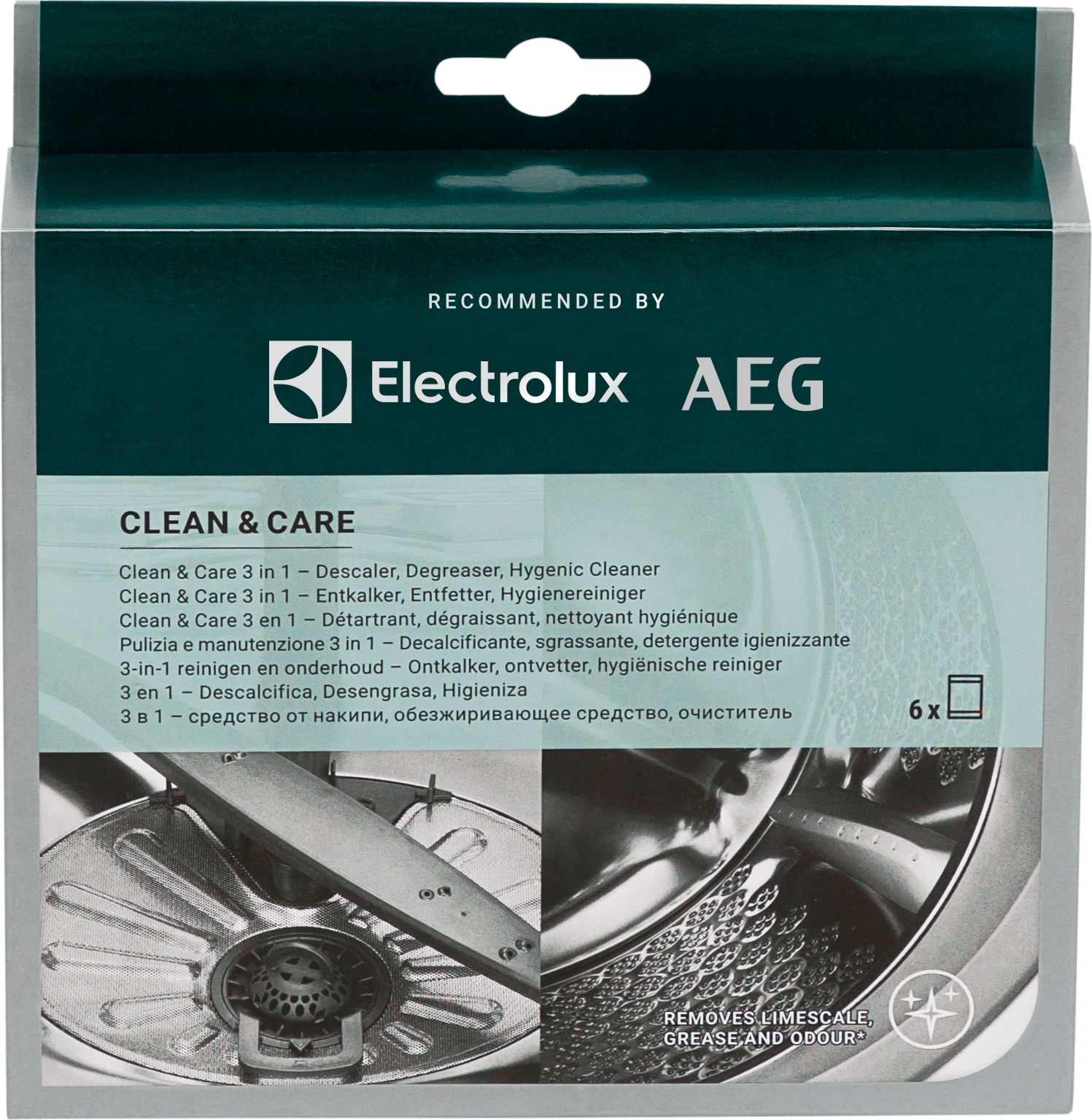 Набір Electrolux для чищення пральних та посудомийних машин, 6x50грфото2