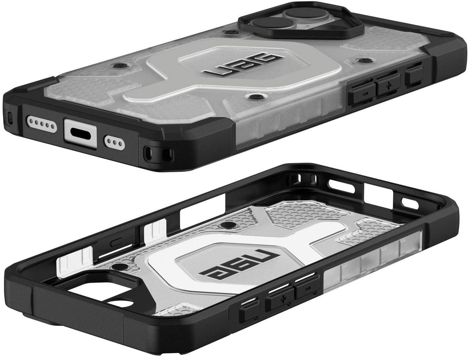 Чохол UAG для Apple iPhone 17 Pathfinder Clear MagSafe Ice/Silver (114553114333)фото15