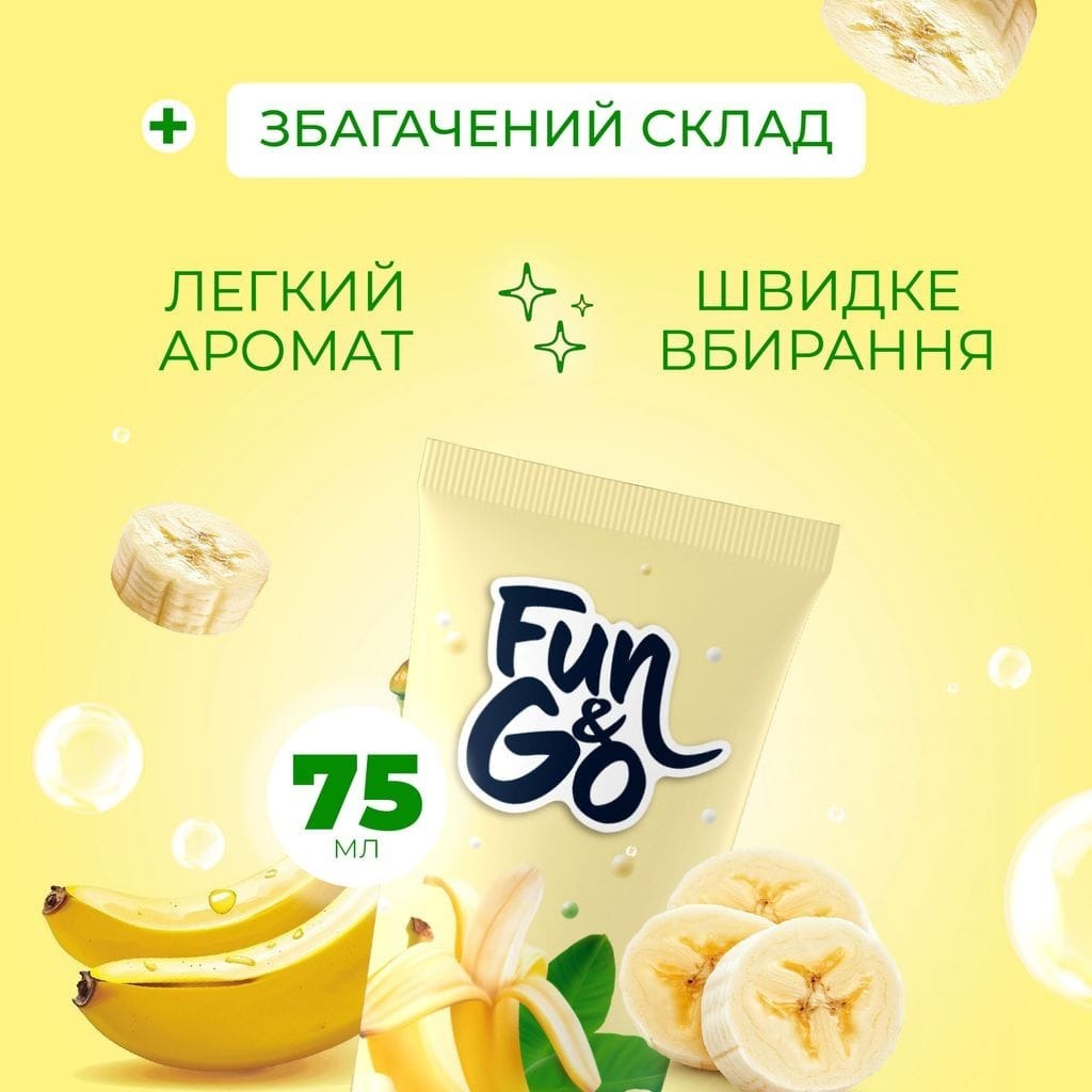Крем для рук Fun&Go Banana 75 мл фото 3