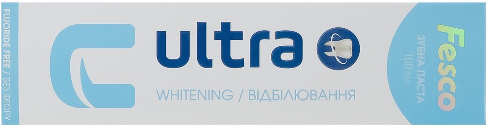 Зубная паста Fesco Ultra Whitening 100 мл фото 2