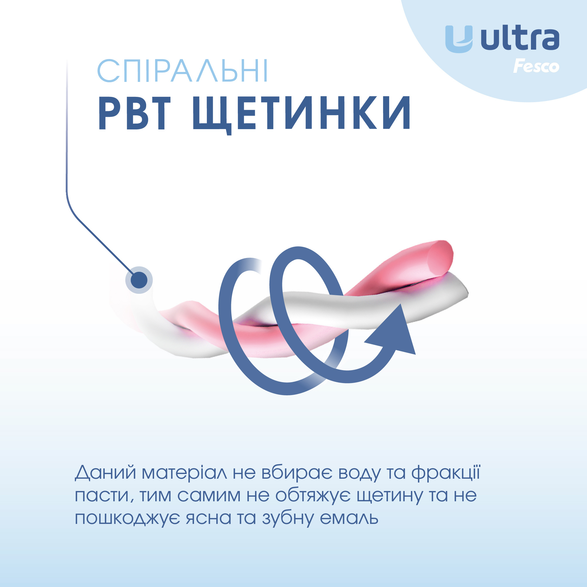 Зубна щітка Fesco Ultra Multibrush рожевафото5
