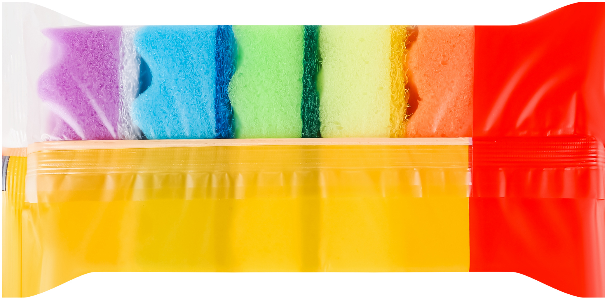 Губка кухонная Chisto Радуга 5+1 шт фото 2