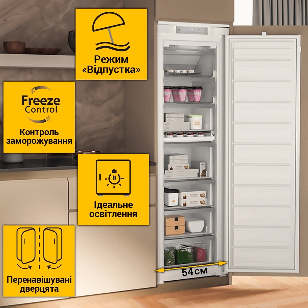 Встраиваемая морозильная камера Whirlpool WHSD18F013D1 фото 6