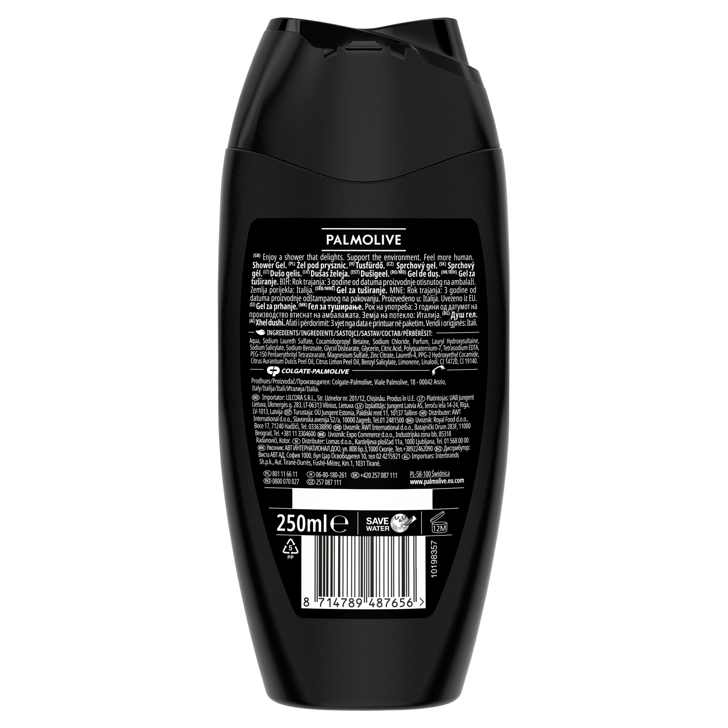 Гель для душа Palmolive Energising Man 3в1 250 мл фото 2