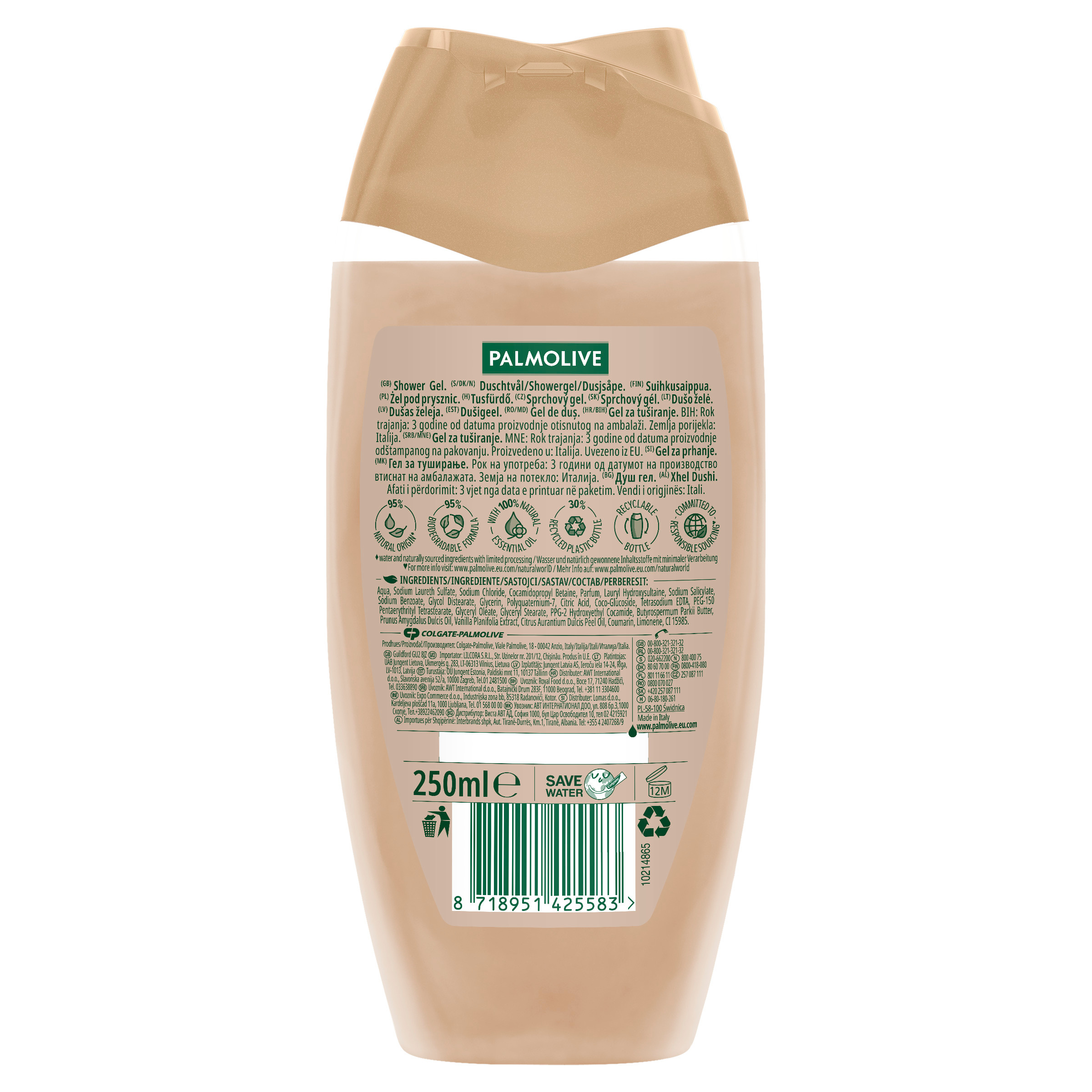 Гель для душа Palmolive Thermal Spa Мягкое масло 250 мл фото