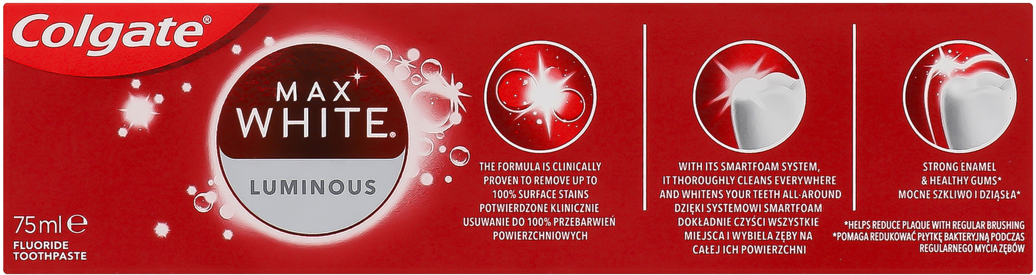 Зубная паста Colgate Max White Luminous 75 мл фото 3