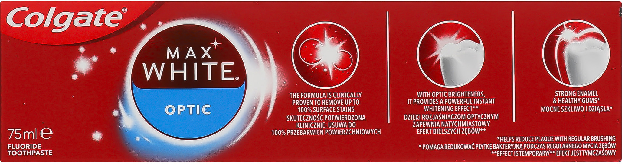 Зубная паста Colgate Max White One 75 мл фото 3