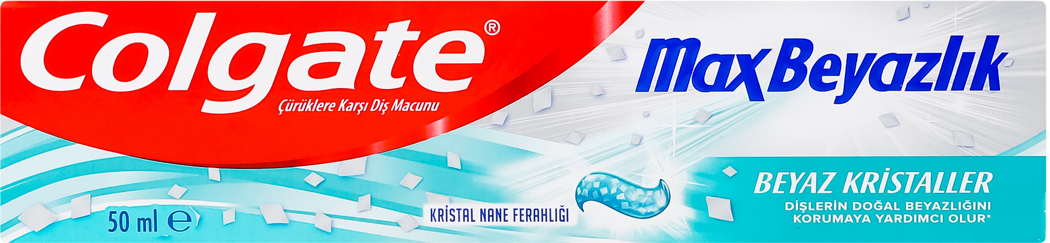 Зубная паста Colgate White Crystal Mint 50 мл фото 2