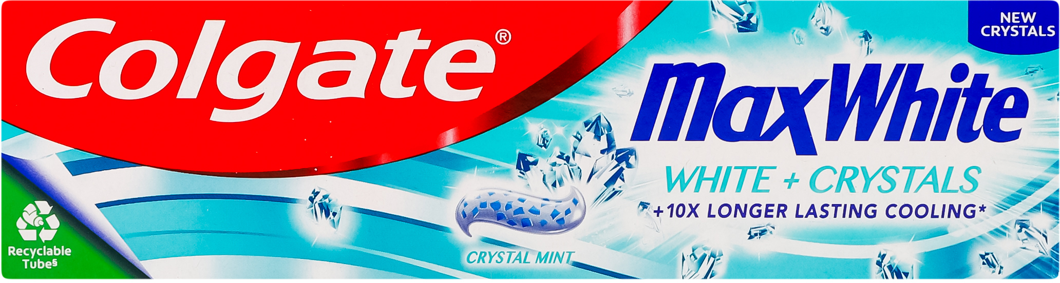 Зубная паста Colgate Max White White Crystals 75 мл фото 2
