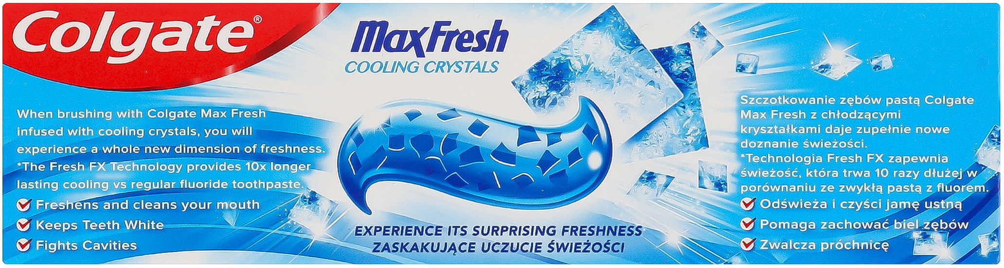 Зубная паста Colgate Max Fresh Освежающие кристаллы 75 мл фото 