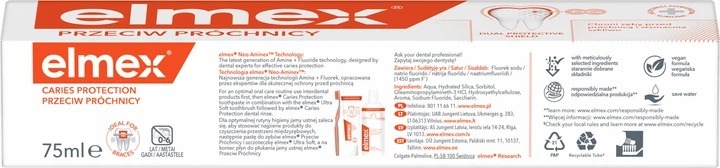Зубная паста Colgate Elmex Защита от кариеса 75 мл фото 